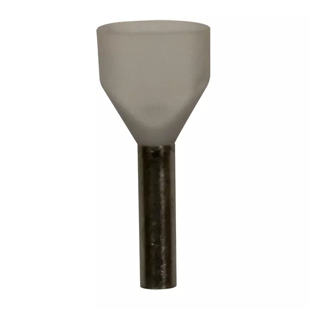 Wire Ferrule, White, Dual, AWG 18, 100 pk