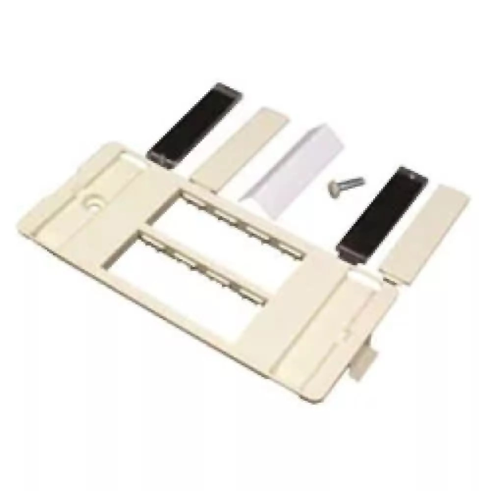 WIREMOLD 5507-4TJ 5500 Ortronics Faceplate Fitting, Ivory