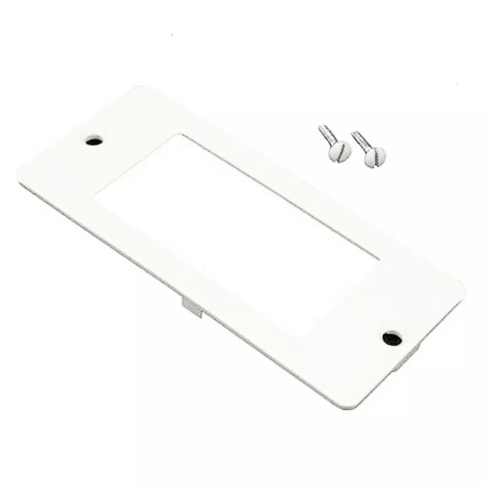 WIREMOLD 5507R-WH 5500 Series Rectangle Receptacle Faceplate Fitting, White