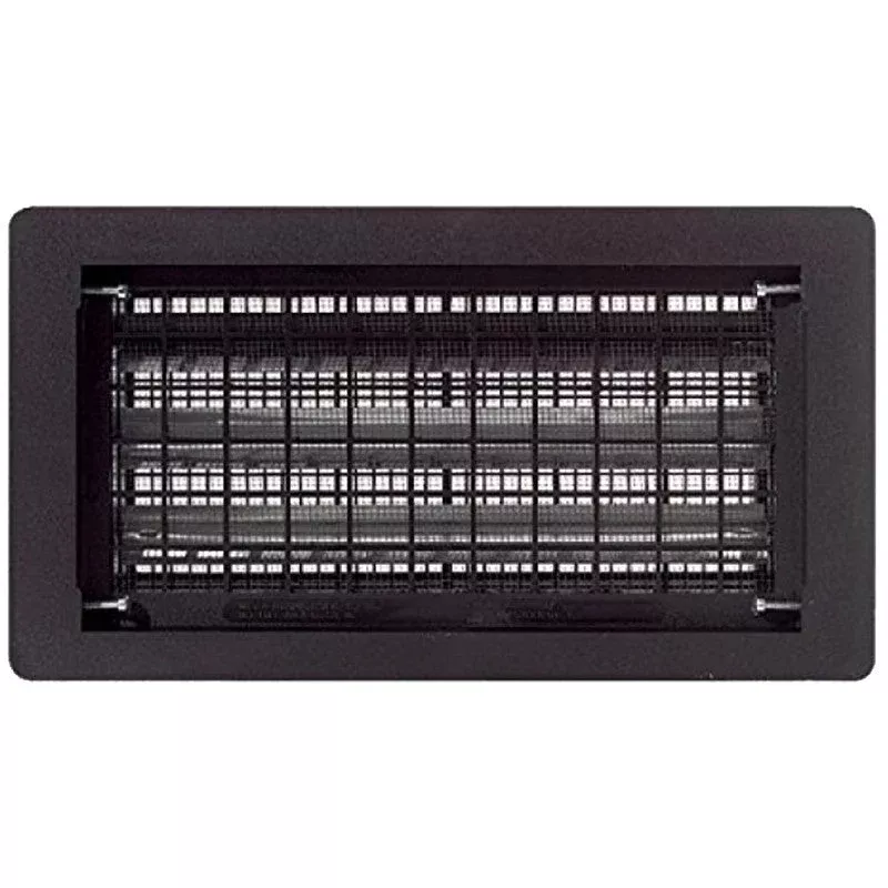 Witten Vent B-EBLACK MB Automatic Foundation Vent 65 sq-in Net Free Ventilating Area Mesh Grill Thermoplastic Black Oxide