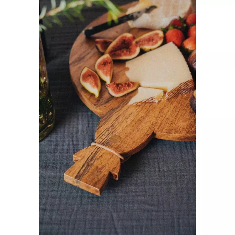 Wood Round Grazing Board