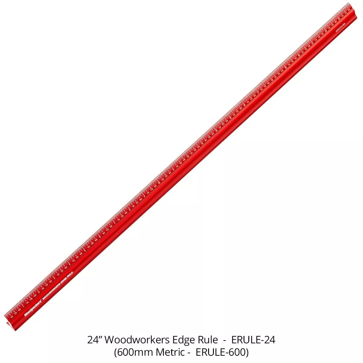 Woodpeckers ERULE-24 24 in. Woodworkers Edge Rule