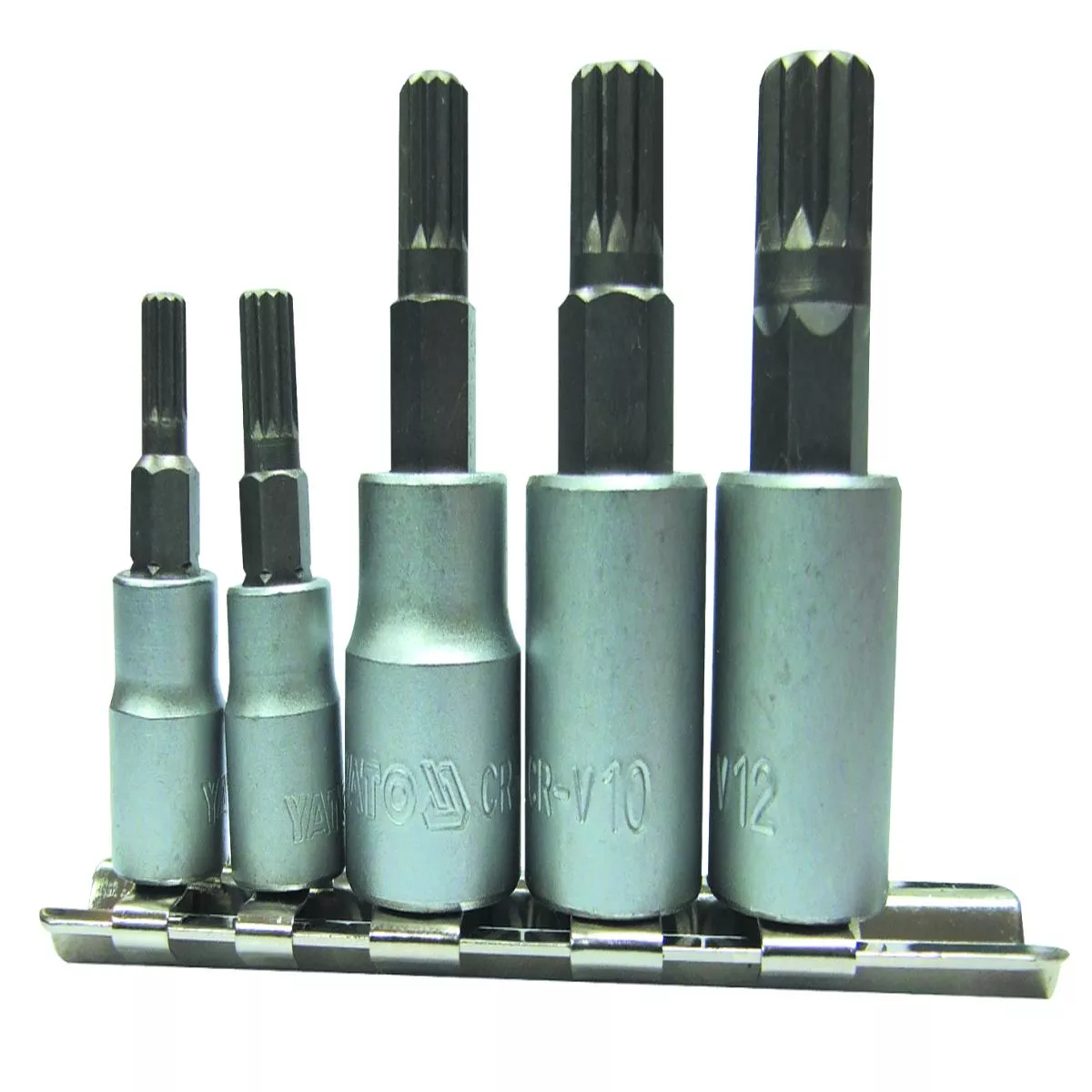 Yato Spline Socket Set 5Pc M5-M12