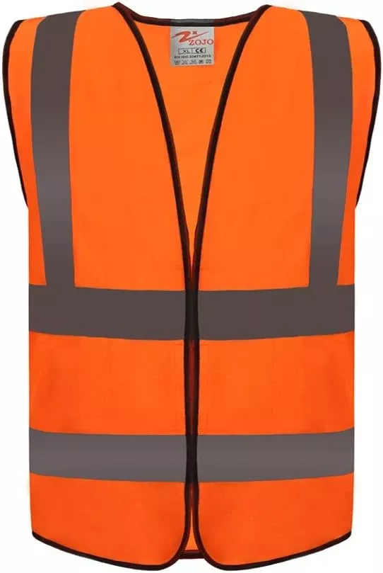 zojo High Visibility Reflective Vests,Adjustable Size,Lightweight Mesh Fabric, Wholesale Safety Vest for Outdoor Works